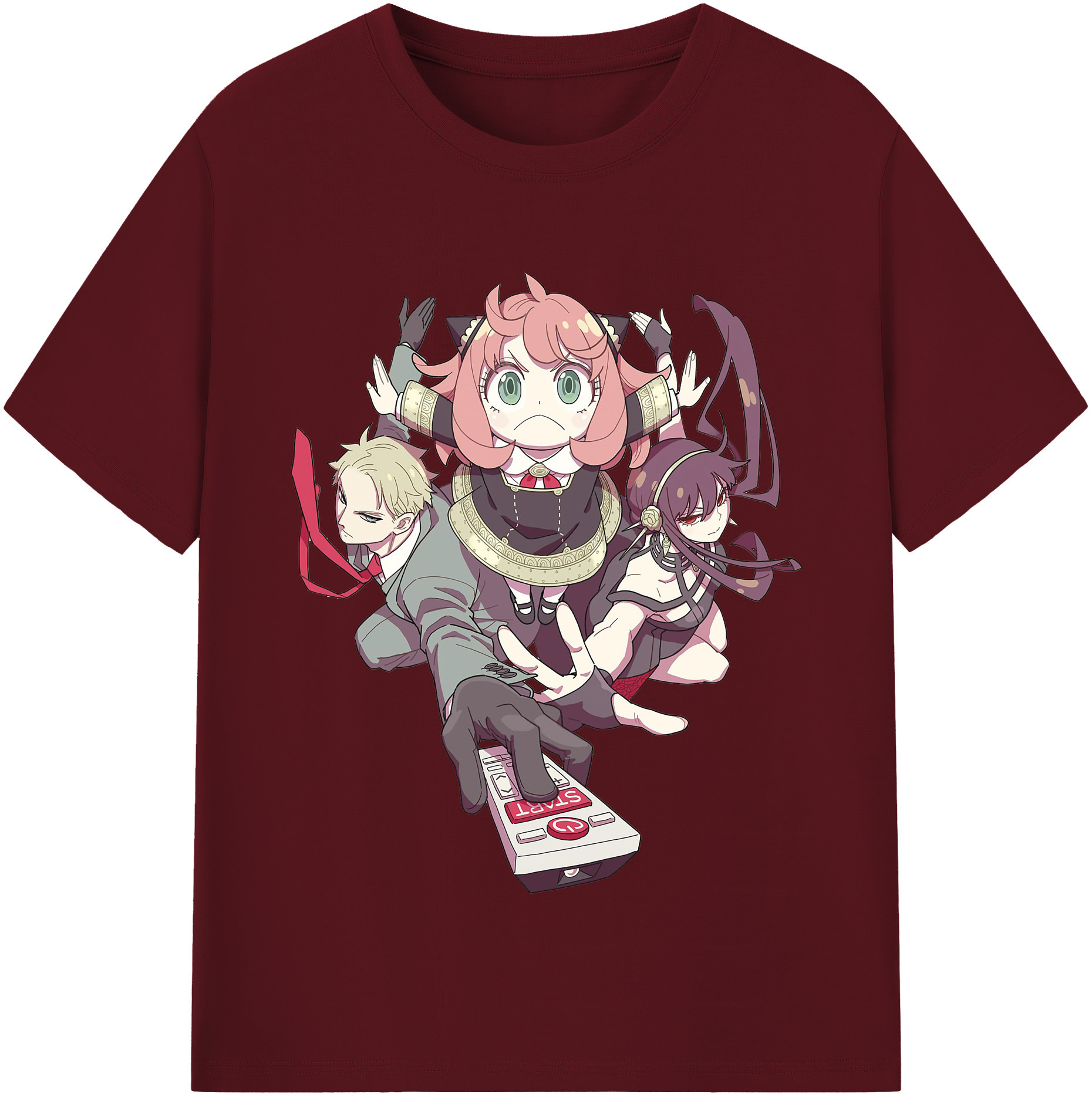 （画像用） SPY×FAMILY间谍家家酒 綿100％半袖Tシャツ（フロントプリント）